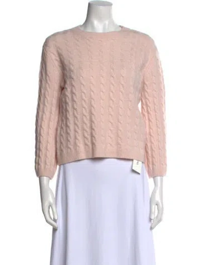 Pre-owned Sablyn Cashmere Bateau Neckline Sweater In Pink