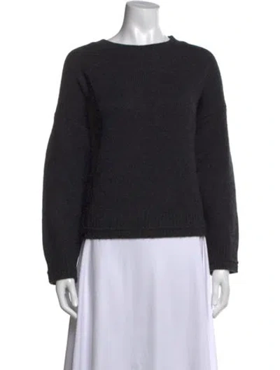 Pre-owned Sablyn Cashmere Crew Neck Sweater In Black