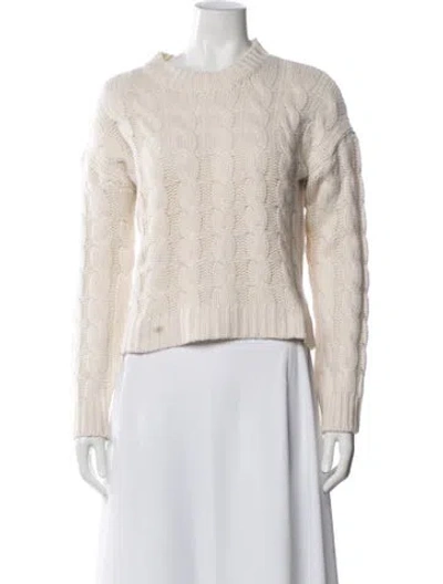 Pre-owned Sablyn Cashmere Crew Neck Sweater In Blue