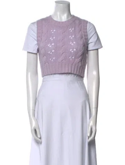 Pre-owned Sablyn Cashmere Crew Neck Sweater In Neutral