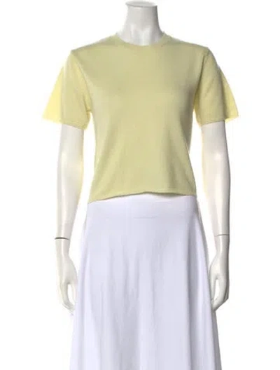 Pre-owned Sablyn Cashmere Crew Neck Sweater In Neutral