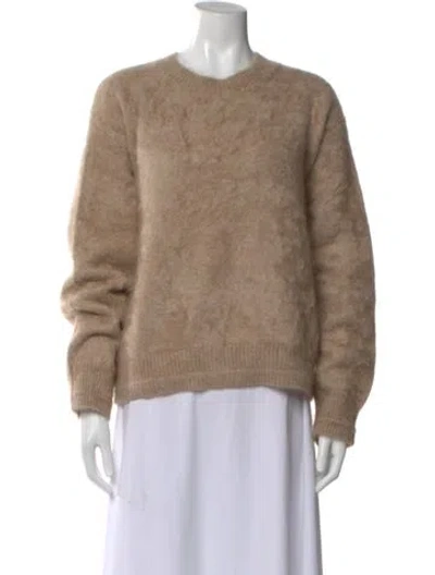 Pre-owned Sablyn Cashmere Crew Neck Sweater W/ Tags In Neutral