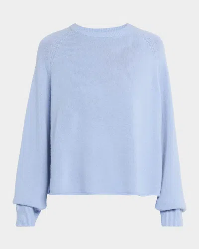 Sablyn Cashmere Crewneck Sweater In Blue