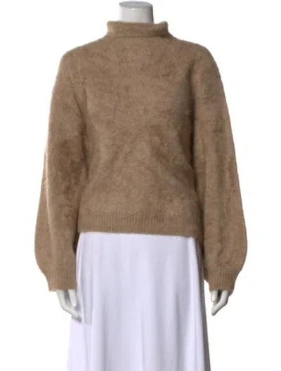 Pre-owned Sablyn Cashmere Mock Neck Sweater W/ Tags In Neutrals