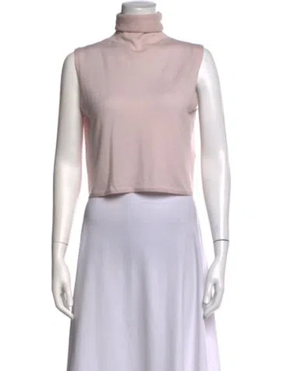 Pre-owned Sablyn Cashmere Mock Neck Top In Grey