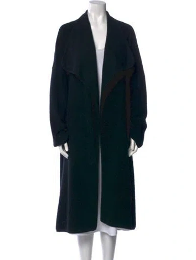 Pre-owned Sablyn Cashmere Open Front Sweater In Black