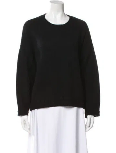 Pre-owned Sablyn Cashmere Scoop Neck Sweater In Black