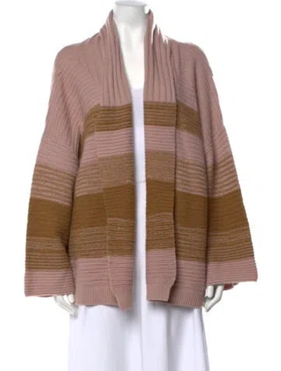 Pre-owned Sablyn Cashmere Striped Sweater In Multicolor