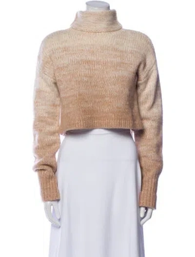 Pre-owned Sablyn Cashmere Striped Sweater In Neutral