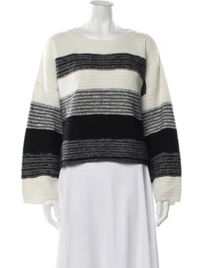 Pre-owned Sablyn Cashmere Striped Sweater W/ Tags In Multicolor