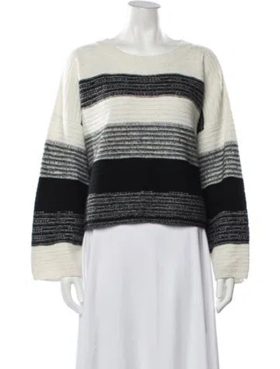 Pre-owned Sablyn Cashmere Striped Sweater W/ Tags In Multicolor