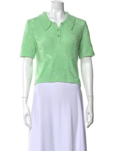 Pre-owned Sablyn Cashmere Sweater In Green