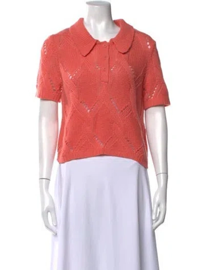 Pre-owned Sablyn Cashmere Sweater In Orange