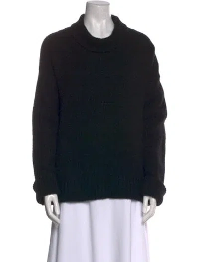 Pre-owned Sablyn Cashmere Turtleneck Sweater In Black