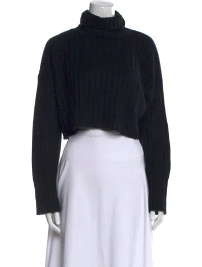 Pre-owned Sablyn Cashmere Turtleneck Sweater In Black