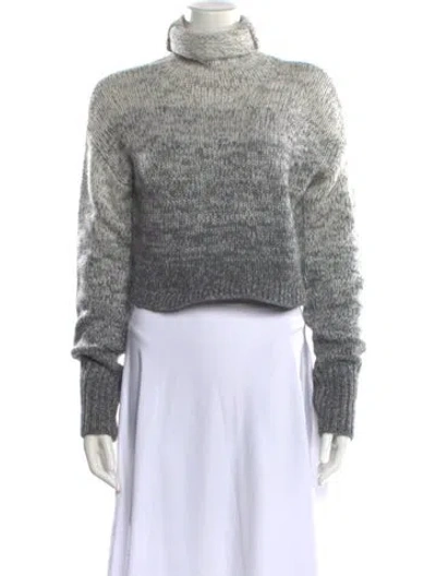 Pre-owned Sablyn Cashmere Turtleneck Sweater In Gray