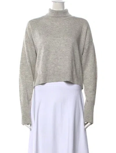 Pre-owned Sablyn Cashmere Turtleneck Sweater In Grey