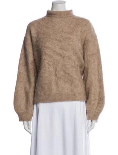 Pre-owned Sablyn Cashmere Turtleneck Sweater In Neutral