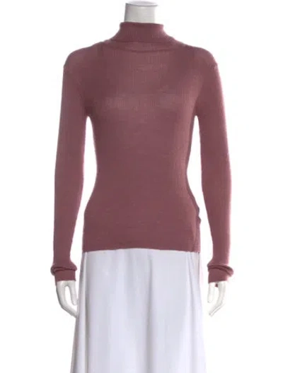 Pre-owned Sablyn Cashmere Turtleneck Sweater In Pink