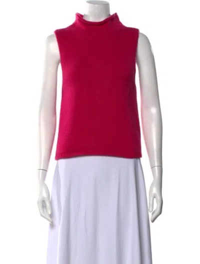 Pre-owned Sablyn Cashmere Turtleneck Sweater In Pink