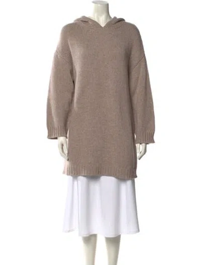 Pre-owned Sablyn Cashmere V-neck Sweater In Neutral