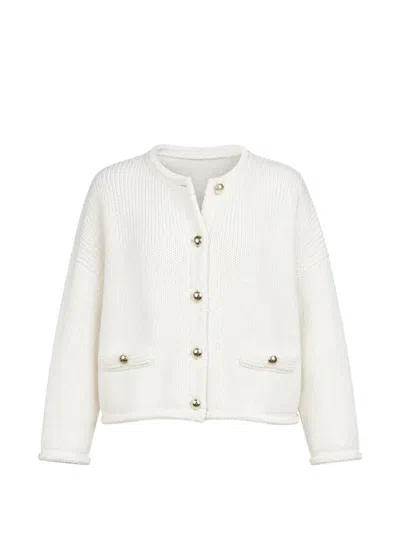 Sablyn Charlene Button-up Cardigan In White