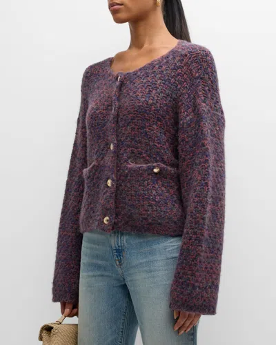 Sablyn Charlene Cashmere Cropped Jacket In Cimarron Multi