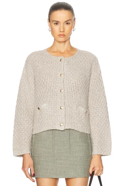 Sablyn Charlene Cropped Welt Pocket Jacket In Eco Gravel Multi