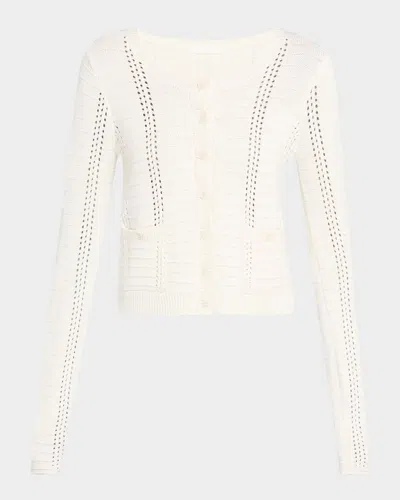 Sablyn Charlotte Slim Crewneck Cardigan