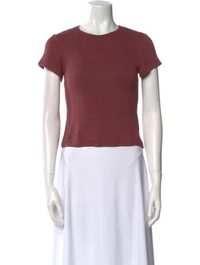 Pre-owned Sablyn Crew Neck Short Sleeve T-shirt In Pink