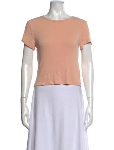 Pre-owned Sablyn Crew Neck Short Sleeve T-shirt In Pink