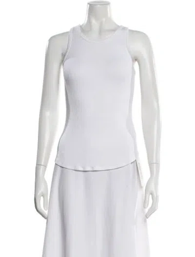 Pre-owned Sablyn Crew Neck Sleeveless Top In Neutral