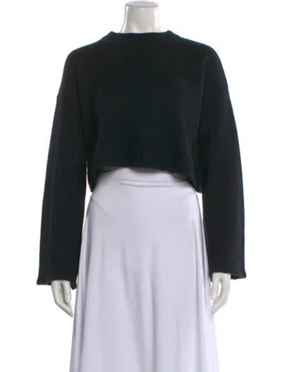Pre-owned Sablyn Crew Neck Sweater In Black