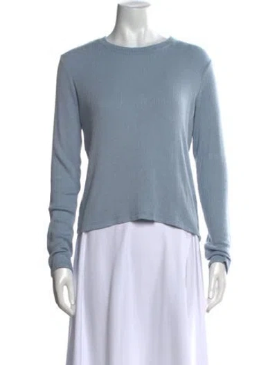 Pre-owned Sablyn Crew Neck Sweater In Blue