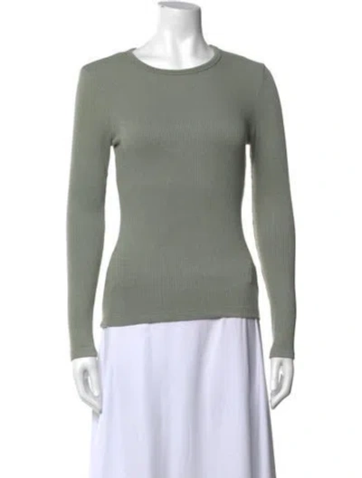 Pre-owned Sablyn Crew Neck Sweater In Green