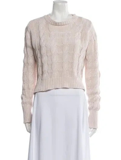 Pre-owned Sablyn Crew Neck Sweater In Neutral