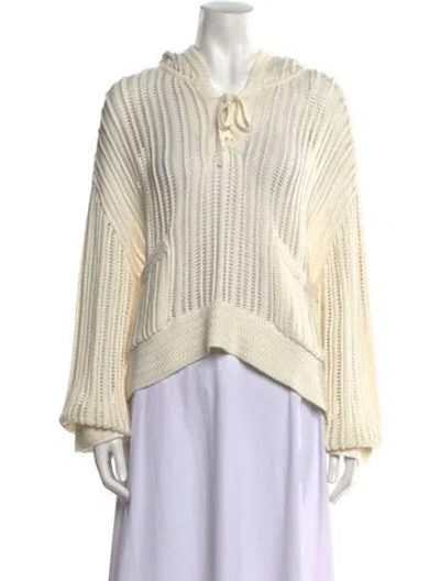 Pre-owned Sablyn Crew Neck Sweater In Neutral