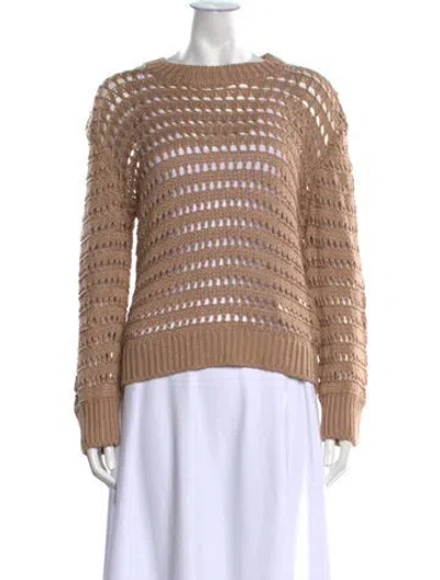 Pre-owned Sablyn Crew Neck Sweater In Neutrals