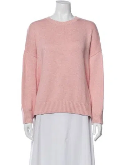 Pre-owned Sablyn Crew Neck Sweater In Pink