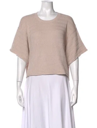 Pre-owned Sablyn Crew Neck Sweater In Pink