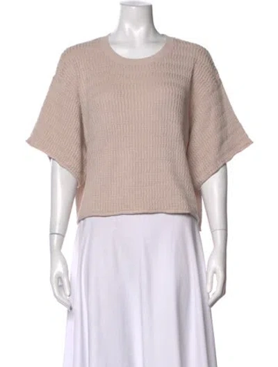 Pre-owned Sablyn Crew Neck Sweater In Pink