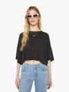 Sablyn Daria Slouchy Cropped T-shirt In Black - Size Medium In Black