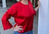 Sablyn Dove Silk Blouse In Scarlet
