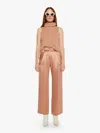 Sablyn Emerson High Rise Pleated Pants Deep Apricot In Multi