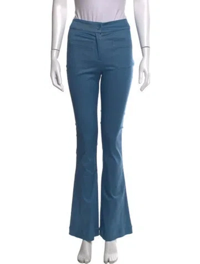 Pre-owned Sablyn Flared Pants In Blue