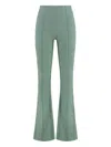 Sablyn Tory Burch Bailey Flared Pants In Green