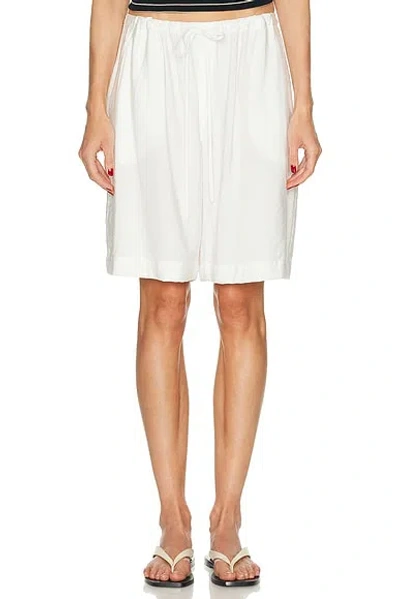 Sablyn Gemma Cinched Long Short In White