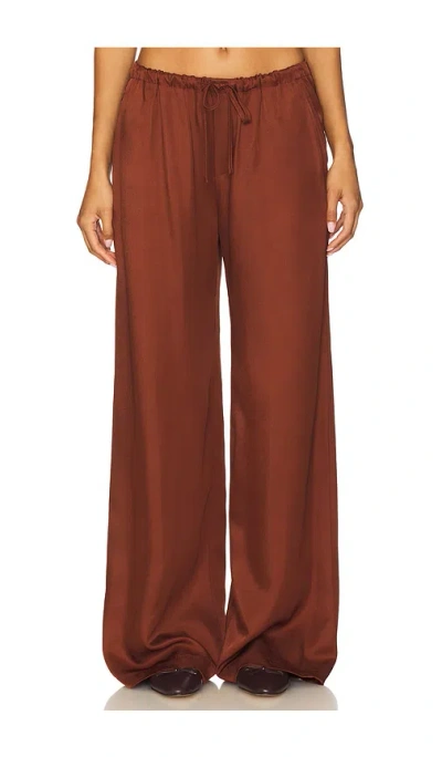 Sablyn Gemma Pull On Straight Leg Pant In Brown