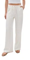Sablyn Gemma Pull On Straight Leg Pants Gardenia In Gardenia