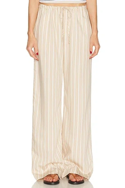 Sablyn Gemma Stripe Pull On Pant In Neutral